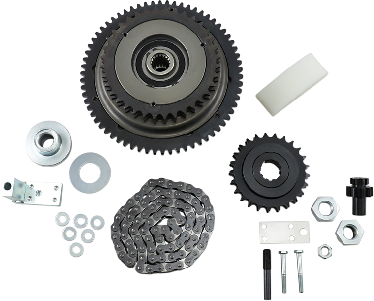 Belt Drives Ltd. - Primary Drive with Lockup - Primary Chain Drive Kit with Ball-Bearing Lock-Up Clutch - CDBCS-1-90
