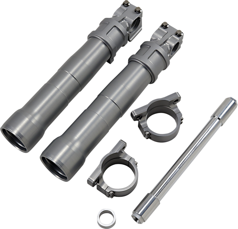 Alloy Art - Lower Fork Legs - 49 mm ABS - Clear - Next Gen Lower Front Legs - 49LLFL-1ABS