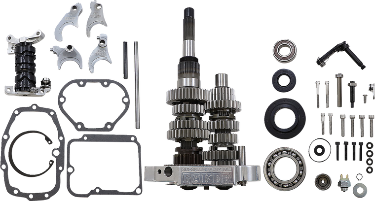 Baker Drivetrain - 6-Speed Gear Set - Overdrive 6-Speed Gear Set - OD6-401S-02