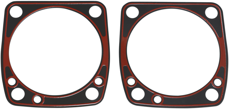James Gasket - Metal Base Gasket with Silicone - Big Twin - Cylinder Base Gaskets - JGI-16777-94