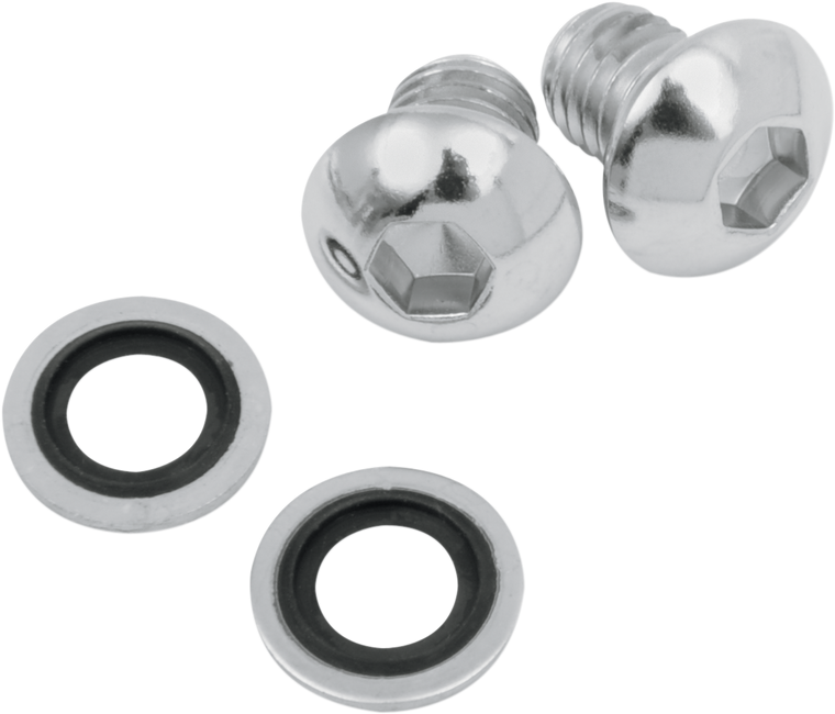 James Gasket - Fork Drain Bolt - Fork Drain Screw Kit - JGI-45858-77-K