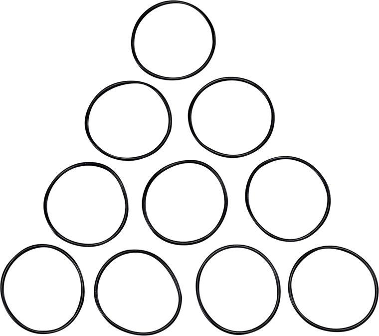 James Gasket - Fork Tube Cap O-Ring - 10-Pack - Fork Damper Tube Gaskets - JGI-46508-01