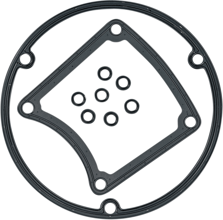 James Gasket - Clutch/Inspection Seal Kit - FLT - Derby/Inspection Cover Gasket Kit - JGI-25416-85-K