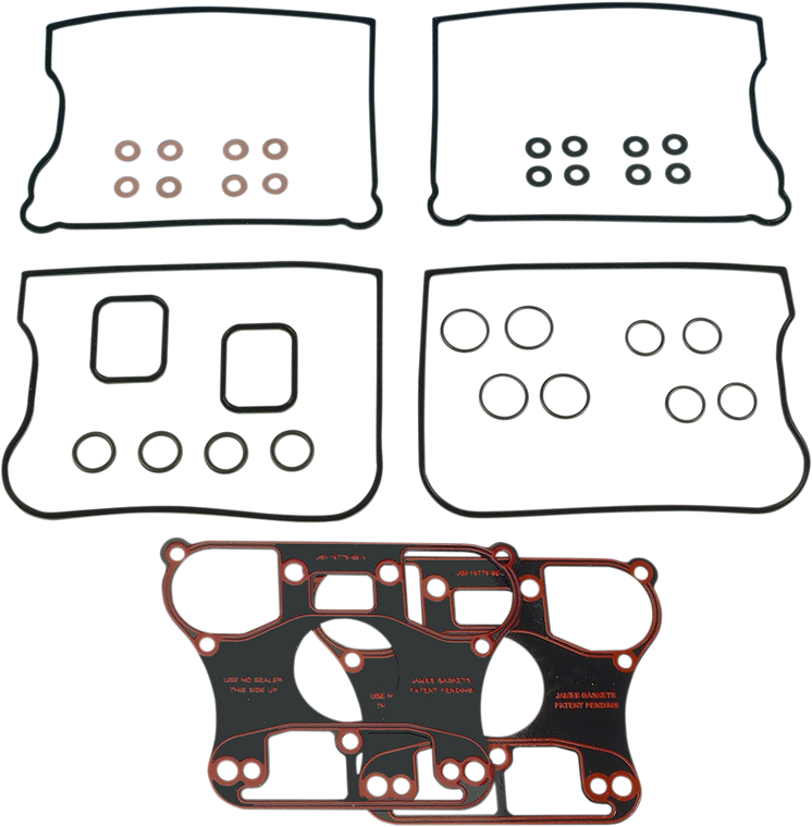 James Gasket - Rocker Box Rubber Gasket - Big Twin - Rocker Box Gasket Kit - JGI-17038-90