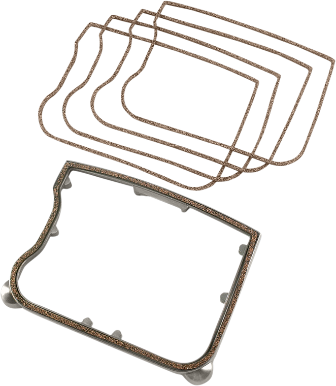 James Gasket - Upper Rocker Cover Cork Gasket - Big Twin - Replacement Rocker Box Cover Gaskets - JGI-17356-84