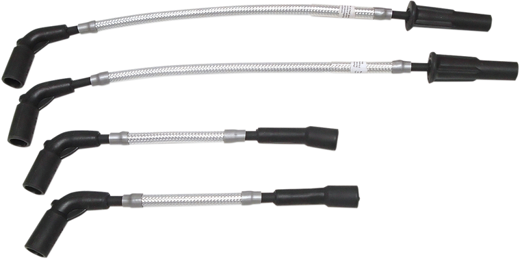 Magnum - Spark Plug Wire Set - S/C 2 - Softail '18+ - Braided Spark Plug Wire - 3047C