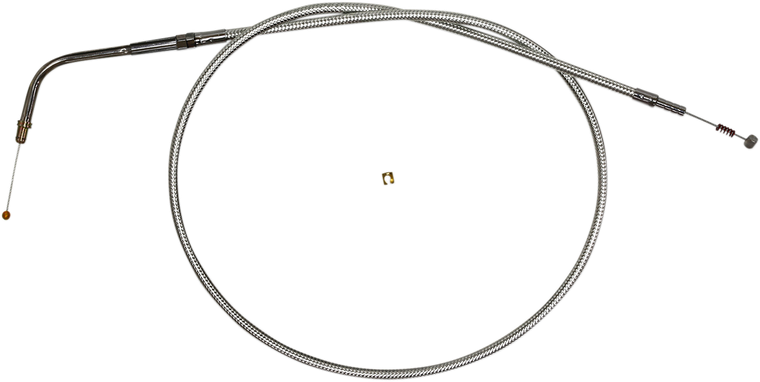 Magnum - Idle Cable - 28-3/4" - Sterling Chromite II - Sterling Chromite II Braided Cable for Harley-Davidson  Idle - 3413