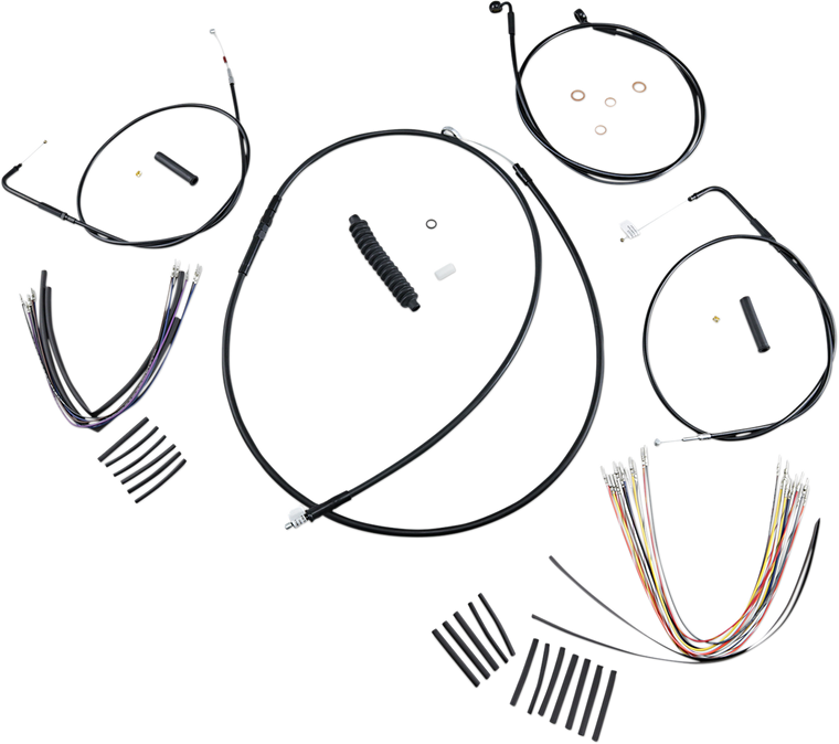 Magnum - Control Cable Kit - XR - Black - XR Handlebar Installation Kit - 486441