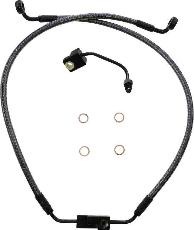 Magnum - Brake Line - Lower - KARBONFIBER - KARBONFIBR Lower Brake Line - AS77006