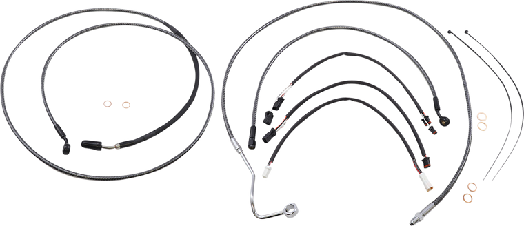 Magnum - Control Cable Kit - KARBONFIBR - KARBONFIBR Designer Handlebar Installation Kit - 787851