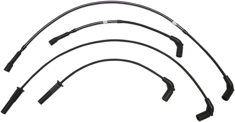 Magnum - Spark Plug Wire Set - Black - FL '17+ - Braided Spark Plug Wire - 3046K