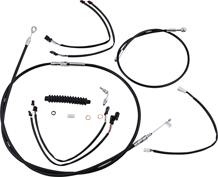Magnum - Control Cable Kit - XR - Black/Chrome - XR Handlebar Installation Kit - 489962