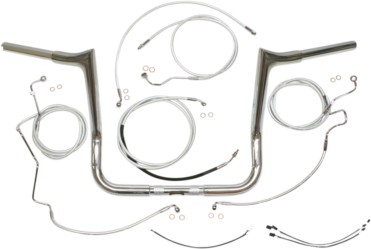 Magnum - Handlebar Kit - Viking - 12" - Sterling Chromite II - 1-1/4" Viking Handlebar Installation Kit - 38869-412