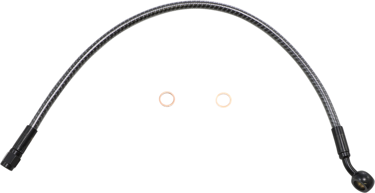 Magnum - Brake Line - Front - 3/8" - 35° - 17" - KARBONFIBR - KARBONFIBR Upper Brake Line - 77117