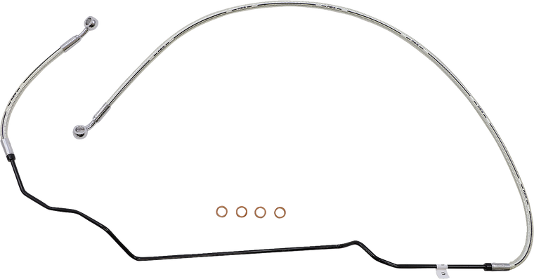 Magnum - Brake Line - Upper - Sterling Chromite II - Braided Front Brake Line - AS375033