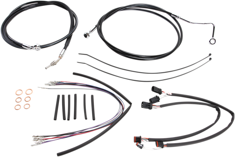 Magnum - Control Cable Kit - XR - Black - XR Handlebar Installation Kit - 489351