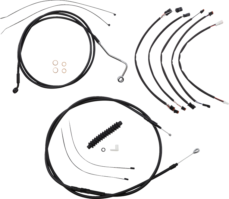 Magnum - Control Cable Kit - XR - Black - XR Handlebar Installation Kit - 4861022