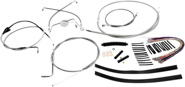 Magnum - Control Cable Kit - XR - Stainless Steel - XR Handlebar Installation Kit - 589282