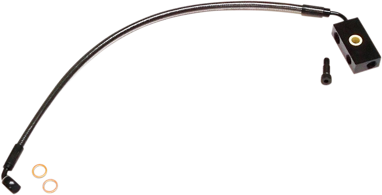 Magnum - Brake Line - Black Pearl - Designer Series DOT Front Lower Brake Line Kit - AS47027