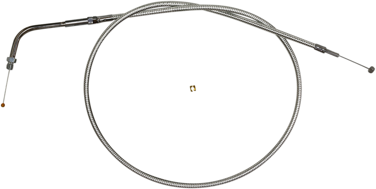 Magnum - Throttle Cable - 41-3/4" - Sterling Chromite II - Sterling Chromite II Braided Cable for Harley-Davidson  Throttle - 3365S