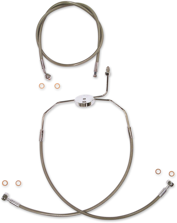 Magnum - Brake Line Kit - XR - Stainless Steel - XR Stainless Extreme Response Front DOT Brakeline Kit - SSC1304-19 Magnum - Brake Line Kit - XR - Stainless Steel - XR Stainless Extreme Response Front DOT Brakeline Kit - SSC1304-19