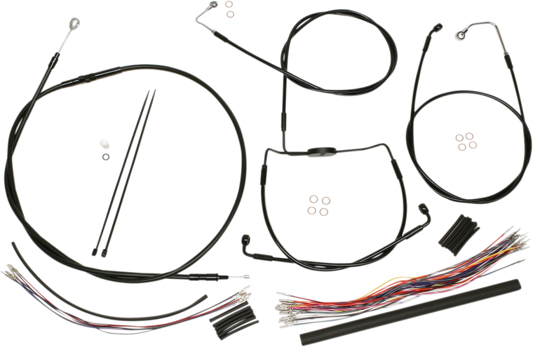 Magnum - Control Cable Kit - XR - Black - XR Handlebar Installation Kit - 486311