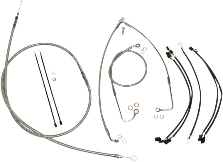 Magnum - Control Cable Kit - XR - Stainless Steel - XR Handlebar Installation Kit - 589782