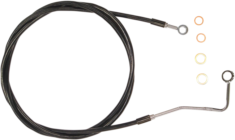 Magnum - Brake Line - Upper - XR - Black - XR Stainless Upper Brake Line - SBC1402-70