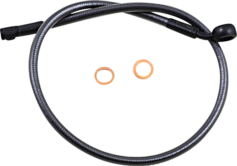 Magnum - Brake Line - 12mm-35° - 26" - Black Pearl - Alternate Length Upper Brake Line - AS478126 Magnum - Brake Line - 12mm-35° - 26" - Black Pearl - Alternate Length Upper Brake Line - AS478126