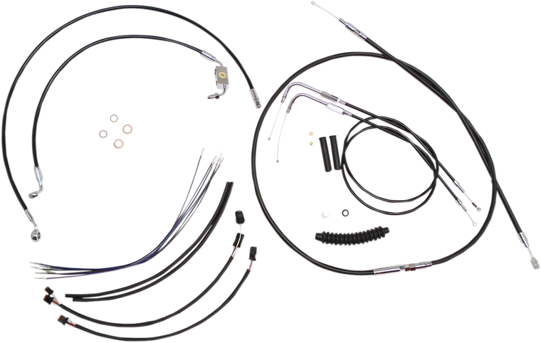 Magnum - Control Cable Kit - XR - Black - XR Handlebar Installation Kit - 489871