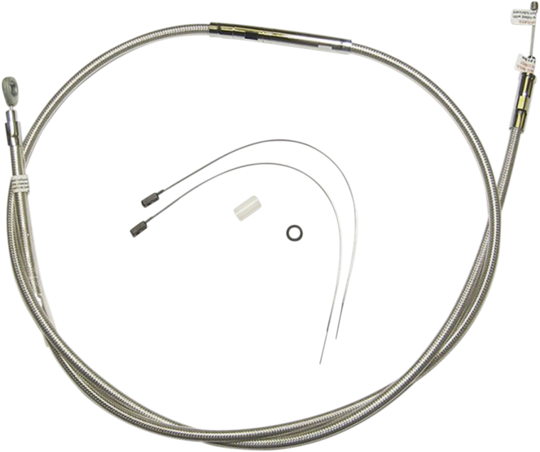Magnum - Clutch Cable - Polished - High-Efficiency Polished Stainless Clutch Cable - 52288