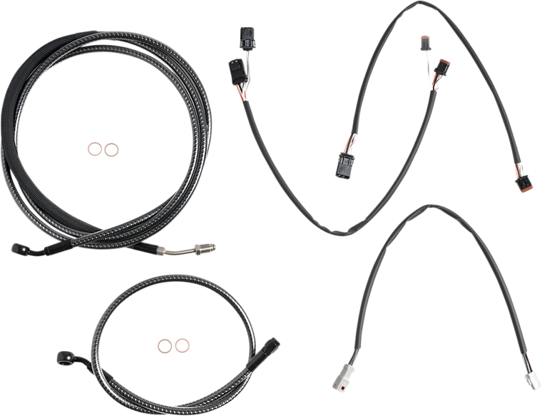 Magnum - Control Cable Kit - KARBONFIBR - KARBONFIBR Designer Handlebar Installation Kit - 787881