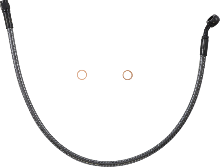 Magnum - Brake Line - Front - 10 mm - 35° - 21" - KARBONFIBR - KARBONFIBR Designer Series DOT ABS-Specific Front Upper Brake Kit - AS77121 Magnum - Brake Line - Front - 10 mm - 35° - 21" - KARBONFIBR - KARBONFIBR Designer Series DOT ABS-Specific Front Upper Brake Kit - AS77121