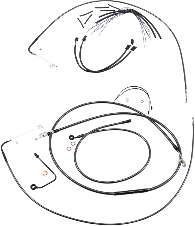 Magnum - Control Cable Kit - Black Pearl - Black Pearl Upper Handlebar Installation Kit - 487883 Magnum - Control Cable Kit - Black Pearl - Black Pearl Upper Handlebar Installation Kit - 487883