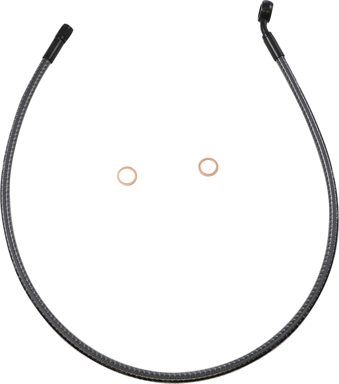 Magnum - Brake Line - Front - 12 mm - 35° - 30" - KARBONFIBR - KARBONFIBR Designer Series DOT ABS-Specific Front Upper Brake Kit - AS778130