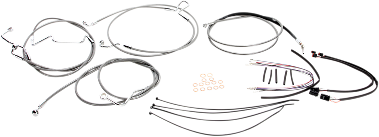 Magnum - Control Cable Kit - XR - Stainless Steel - XR Handlebar Installation Kit - 589551