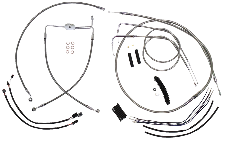 Magnum - Control Cable Kit - XR - Stainless Steel - XR Handlebar Installation Kit - 589201