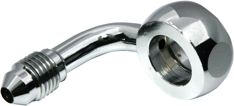 Magnum - Banjo Fitting - 7/16" - AN3 90° - Chrome - -3 AN Banjo Fitting - 1703-56