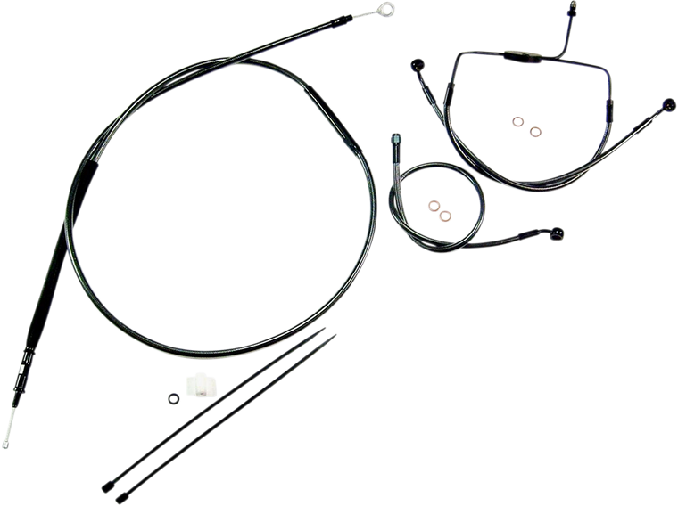 Magnum - Control Cable Kit - Black Pearl - Black Pearl Designer Handlebar Installation Kit - 487304 Magnum - Control Cable Kit - Black Pearl - Black Pearl Designer Handlebar Installation Kit - 487304