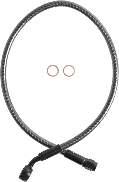 Magnum - Brake Line - Front - 3/8" - 35° - 21" - KARBONFIBR - KARBONFIBR Upper Brake Line - 77121