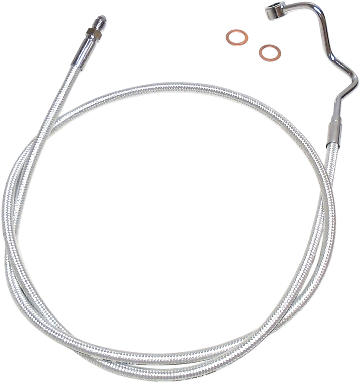 Magnum - Mid Brake Line - ABS - Sterling Chromite - Designer Series DOT ABS-Specific Mid Brake Line Kit - AS37029