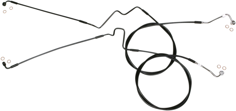 Magnum - Brake Line - Lower - Black - ABS - XR Lower Brake Line - SBB1116-00