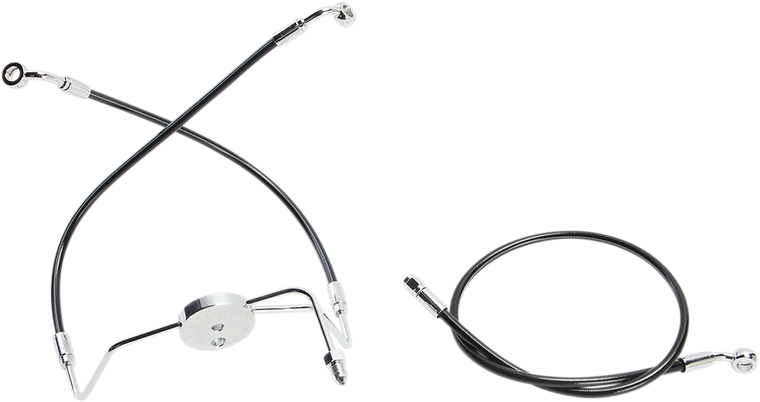 Magnum - Brake Line Kit - XR - Black - XR Stainless Extreme Response Front DOT Brakeline Kit - SBC1304-23