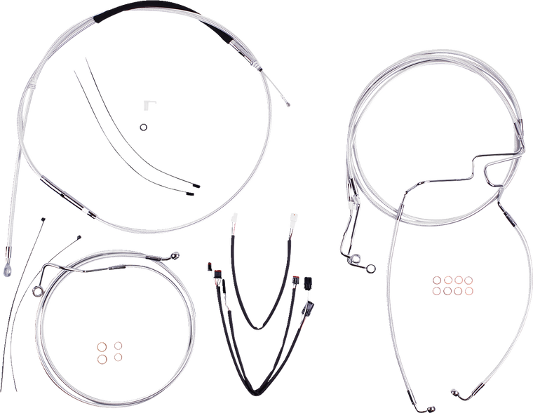 Magnum - Control Cable Kit - Sterling Chromite II - Sterling Chromite II Designer Handlebar Installation Kit - 387973