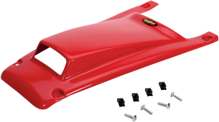 Maier - Hood - Red - Scooped - With Number Plate - Replacement Hood - 509682