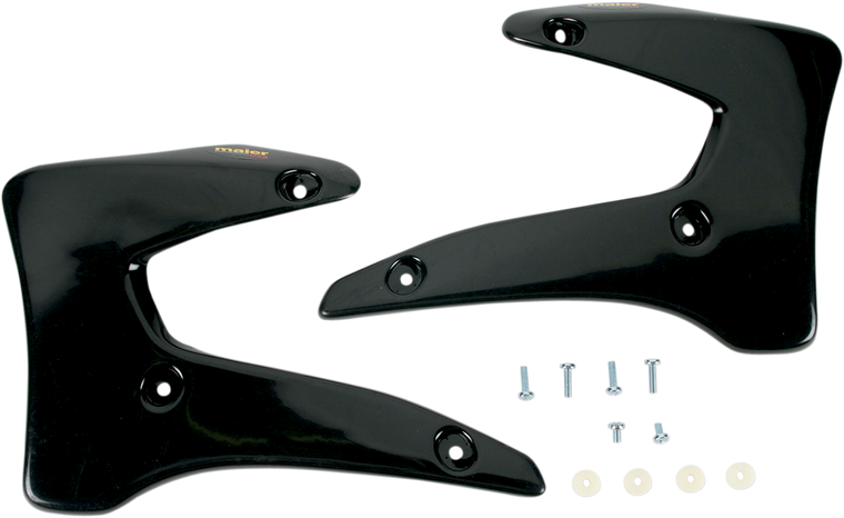 Maier - Radiator Scoops - TTR125 - Black - Replacement Radiator Plastic - 600010
