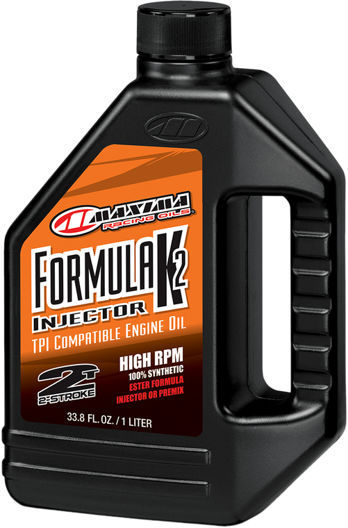 Maxima Racing Oil - Formula K2 Injector Oil - 1L - Formula K2 Injector 2 Stroke Engine Oil - 20-22901