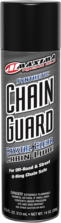 Maxima Racing Oil - Synthetic Chain Guard Lube - 14 oz. net wt. - Aerosol - Synthetic Chain Guard - 77920-N