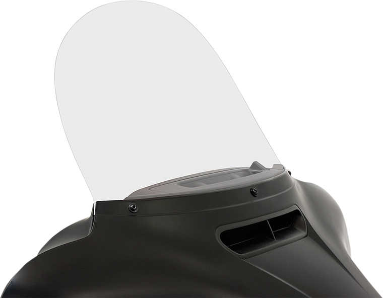 Memphis Shades - Windshield - 15" - Clear - FLHT/X '14-'19 - Replacement Lucite Windshield - MEP8190