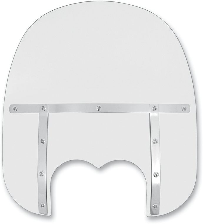 Memphis Shades - Fats Windshield - 17" - Clear - FXDF - Memphis Fats Windshield - MEM6830